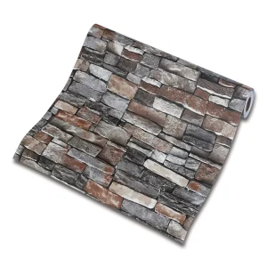Self Adhesive Removable Wall Paper Wallpaper Brick Paint Mural 3D