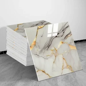 Self Adhesive Tile Look Wall Stickers Waterproof Moisture Proof Marble Tile Decals Aluminum Composite Panels 30cm*30cm