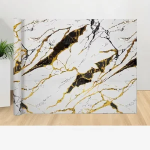 Self Adhesive Vinyl Wood Wall Sticker Peel and Stick 3D Wall Panels for TV Background Home Decoration Interior