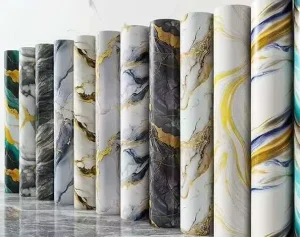 Self-Adhesive Wall Paper Waterproof Wall Stickers Removable Peel and Stick for Home Bedroom Kitchen Decor