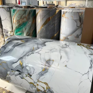 Self Adhesive Wall Sticker Marble Texture Luxury Style Wall Paper High Grade Home Decoration Living Room Bedroom Wallpaper