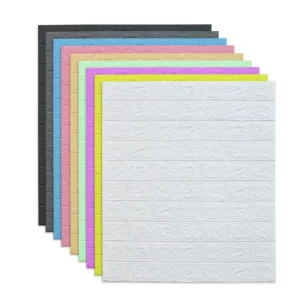 Self Adhesive Wallpaper Luxury Vinyl PE Foam Wall Sticker 3D Wallpaper