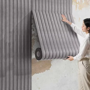 Self Adhesive Wallpaper Vinyl Peel and Stick Thicken Grille 3D Foam Wallpaper Wall Panel for Home Decoration Background Wall