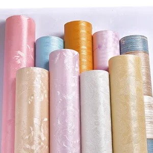 Self Adhesive Wallpaper Waterproof Solid Color Wall Decoration Household Items 3D Wall Stickers