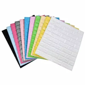 Self Adhesive Wallpaper XPE Foam Wall Sticker 3D Stereo Wall Paper