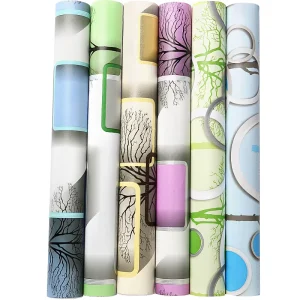 Self Adhesive Wallpaper for Home Decor and Renovating Walls of Living Room and Bedroom Waterproof Floral Wall Sticker