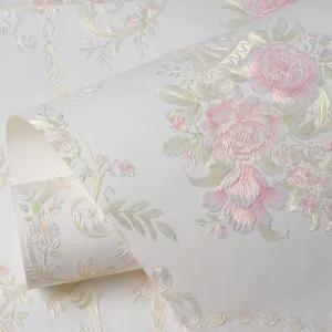 Self Adhesive Waterproof Non Woven Wallpaper for Apartment Bedroom Living Room Home Renovation 3D Relief Modern Design