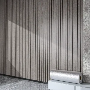 Self Adhesive Wood 3D Grid Peel and Stick Waterproof Stain Proof Removable Bedroom Wall Sticker Modern Home Decor Wallpaper