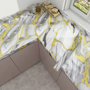 Self Adhesive Wood Wallpaper Peel and Stick Waterproof Wall Sticker for Living Room Bedroom Furniture Renovation