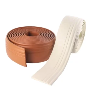 Self adhesive 3D Skirting Border Wall Stickers with Anti collision Waterproof Baseboard for Modern Hotel Home Decor
