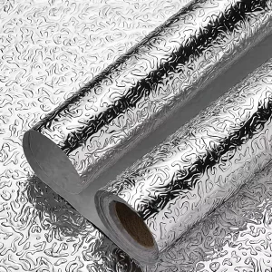Self-adhesive PVC Wallpaper Peel and Stick Waterproof Wall Mural for Walls Over Kitchen Cabinets Modern Design