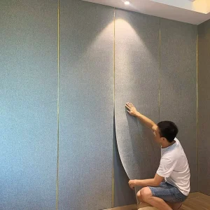 Self adhesive Sound Insulation Thermal Insulation Waterproof Anti impact Deep Embossed Background Wallpaper