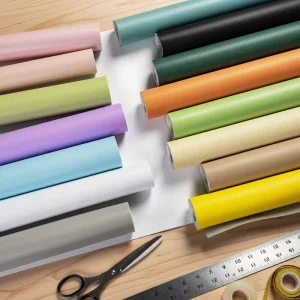 Self adhesive Thickened Plain Wallpaper Bedroom Dormitory Rental Room Background Wall Stickers Nordic Wind Design Macaron Roll