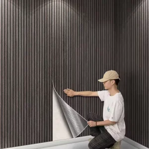 Self-adhesive Wallpaper Eco-friendly Dining Room Bedroom SXP Peeling 3D Decorative PVC Foam Grille Wallpaper Wall Panel Sheet