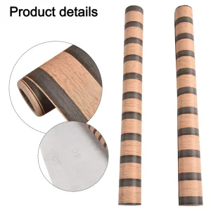 Self-adhesive Wallpaper Grille Wood Pattern PVC Waterproof for Apartment Household Living Room Bedroom Entertainment Hotel