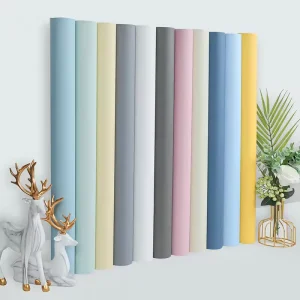 Self adhesive Wallpaper Moisture proof and Waterproof Wallpaper Bedroom Background Wall Desktop Wardrobe Decoration
