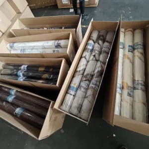 Self adhesive Wallpaper Wall Sticker 2.5mm Thin Marble Veneer Sheets Marble PVC Sheet Marble Sheet PVC