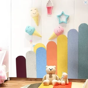 Self adhesive Waterproof Children’s Room Anti collision Wall Color Decoration Aisle Living Room Wall Sticker