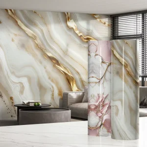 Self-adhesive for Wall Paper Waterproofing for Wall Decoration with Marble-like Pattern Thickened TV Background