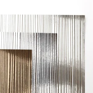 Silver Fabric Backed 54 in Width Wallcoverings for Hotels Restaurants KTV Commercial Use