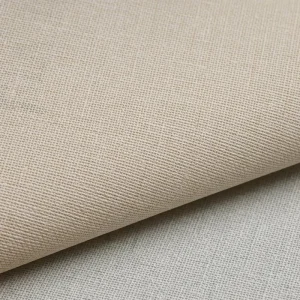 Smoke Proof Waterproof Wallpaper Modern Woven Fabric Backing in Soft Hues for Hotel Restaurant and Cafe Walls