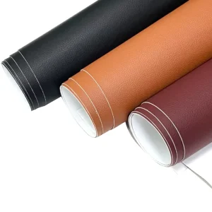 Soft Custom Size Adhesive 0.8 mm Self Adhesive Leather Repair Patch Faux PVC Self adhesive Leather Sticker for Sofa Car Repair
