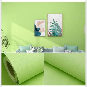 Solid Color Modern PVC Self Adhesive Fireproof Waterproof Wallpaper Rolls for Kitchen Living Room Entertainment Wall Home