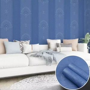Solid Color Thickened Peel and Stick Waterproof Wallpaper for Home Bedroom