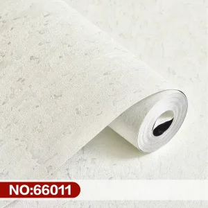 Solid Color Vertical Pattern White Easy to Install Self Adhesive Wall Paper 3D Home Non Woven Peel and Stick Wallpaper