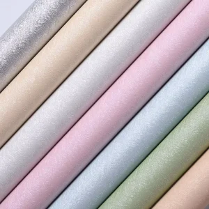 Solid Waterproof Thickened Self adhesive Wallpaper Living Room Background Wall European style Office Wall Stickers
