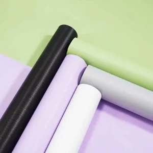 Solid White PVC Self Adhesive Waterproof Vinyl Wallpaper Peel Stick Modern Floral Pattern Decorative Film for Interior