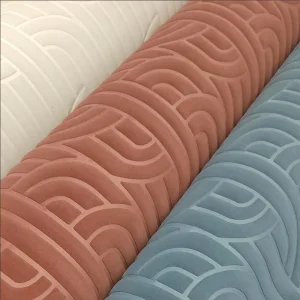 Sound Absorbing Wallpaper Interior Hotel Wall Decoration Room Fabric Backing PVC Texture Fabric Backing Vinyl Wallpaper
