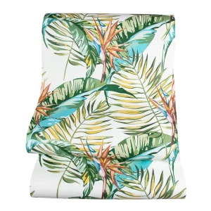 Southeast Asian Tropical Rainforest Green Plant Wallpaper Roll for Living Room Bedroom Sofa Background Wall Decor Mural