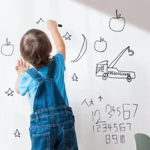Static Magic Whiteboard Film Sticker Easy Chart Magnetic Whiteboard Self-Adhesive White Board