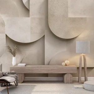 Stone Wall Shape Decorative Wallpaper Mural for Living Room Bedroom Sofa Background Wall Sticker
