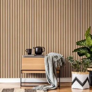 Strip Wall Panel Manufacturer Decorative Line Wall Wood Veneer