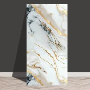 Stylish Realistic Marble Look Waterproof Peel Stick Panel New Type Wall Sticker for Kitchen Bedroom Bathroom Wall