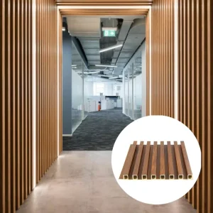 Stylish WPC Grille Panel and Wall Panel Modern Wood Look for Interior Decoration Easy DIY Installation