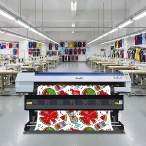 Sublimation Inkjet Printer with 2 I3200 Printheads Automatic Paper Printer