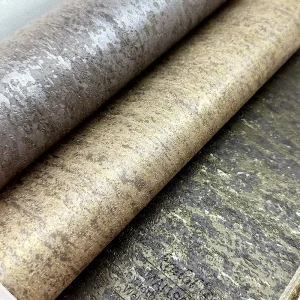 Subtle Distressed Neutral Vinyl Wall Covering Matte Waterproof Wallpaper for Bedroom 5 Star Hotel Mid Century Home Decor