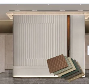 TIANAN 3D Decorative Wall Panel Cladding Interior CNC Engraving Technology Stereoscopic Effect Durable MDF Board Wall