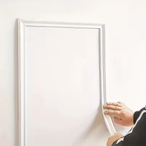 TPE Self-Adhesive French Decorative Molding Peel and Stick Wall Trim for TV Backgrounds Door Frames and Ceiling Edge