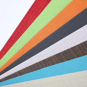 TRISTAR 100% Polyester Embossed Lightweight Anti UV PVC Woven Mesh Fabric for Outdoor Furniture Fence for Girls Boys