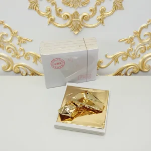 Taiwan Champagne Gold Leaf 14x14cm Metal Leaves Molding Gilding Murals Wallpaper Decor 1000pcs Foil