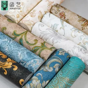Texture Vinyl Bedroom Non Woven Mural Wallpaper 3D Wall Paper Home Decoration