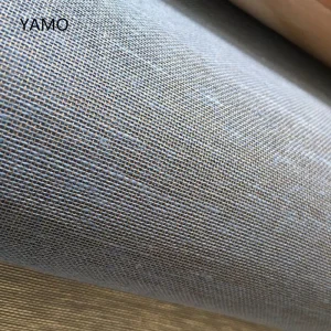 Textured Linen Fabric Wallpaper Plain Textile Wallcovering