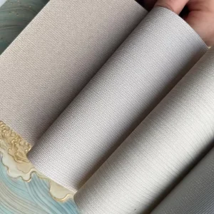 Textured Wall Paper Vinyl Pvc Fabric Wallcovering Hotel Decorative Wallpaper Rolls Home Hotel Commercial Decor