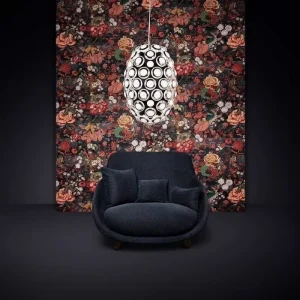 Textured Wallpaper Large Roll Maximalist Monkey & Floral Wallpaper for Commercial Projects & Residential Renovation