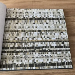 The Metallic Non Woven Wall Paper of Vintage Wallpaper TV Wall Wallpaper for KTV Bars Coffee