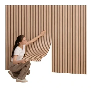 Thick Waterproof 3D Peel and Stick Wood Wallpapers With Stripes PVC Self Adhesive Vinyl Wall Stickers for Wall